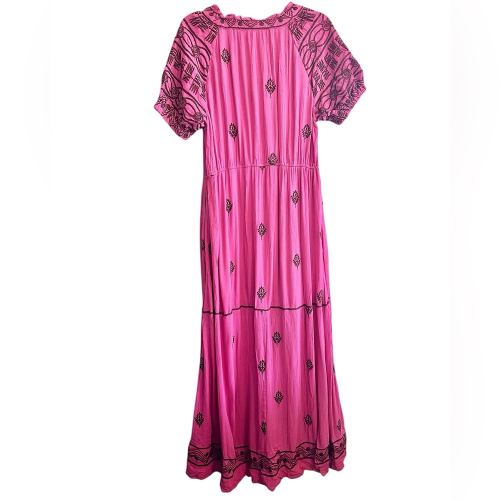 NWOT Free People Riley Embroidered Maxi Dress - Picture 6 of 11